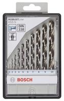Bosch Accessoires 10-delige Robust Line metaalborenset HSS-G, 135° 1; 2; 3; 4; 5; 6; 7; 8; 9; 10 mm, 135° 10st - 2607010535 - thumbnail
