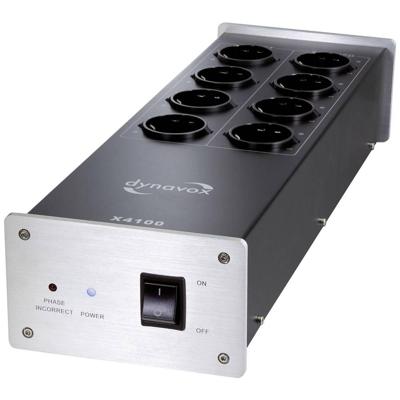 Dynavox HiFi-stekkerblok zilver X4100S Dynavox HiFi-stekkerblok zilver X4100S