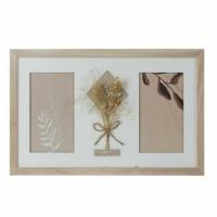 Fotolijsten DKD Home Decor 39 x 1,2 x 22 cm Kristal Natuurlijk Wit Shabby Chic - thumbnail