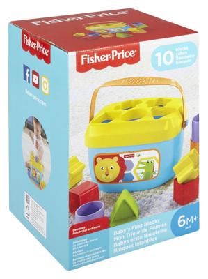 Cilgro Fisher price baby's eerste blokken met vormenstoof