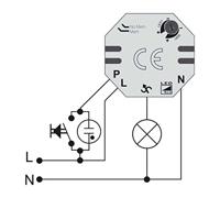 Müller 873030 Dimmer (inbouw) Geschikt voor lampen: LED-lamp Wit - thumbnail