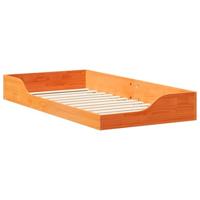 Bedframe Wasbruin 75 x 190 cm Massief grenenhout - thumbnail