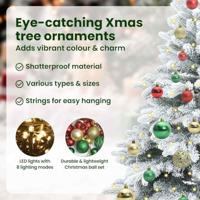 VidaXL Kunstkerstboom met 150 led met standaard wit 120 cm pe en pvc - thumbnail