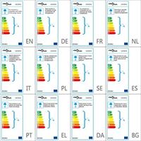 VidaXL Vloerlamp met hoog standaard en 4 ballen wit - thumbnail