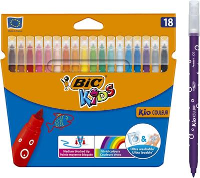 Bic viltstift Kid Couleur 18 stiften