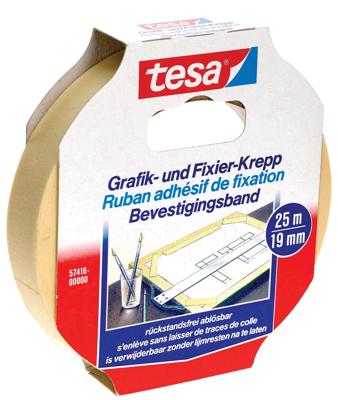 tesa 57416-00000-02 Maskeertape (l x b) 25 m x 19 mm 1 stuk(s)