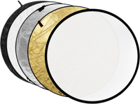 Godox reflectieschermen 5-in-1 Gold, Silver, Black, White, Translucent - 80cm - thumbnail