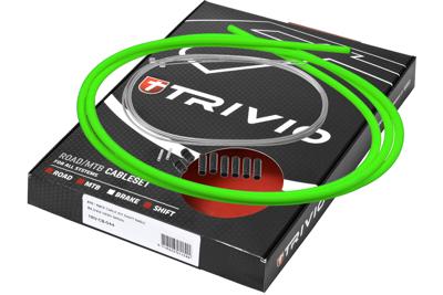 Trivio - Derailleur Kabelset RVS Compleet Neon Groen