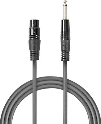 Ongebalanceerde XLR-Audiokabel | XLR 3-pins female - 6,35 mm male | 1,5 m | Grijs Ongebalanceerde XLR-Audiokabel | XLR 3-pins female - 6,35 mm male | 1,5 m | Grijs