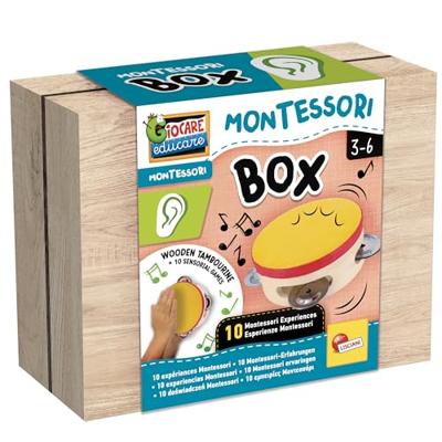 Houten tamboerijn - LISCIANI - Speel en scherp je gehoor