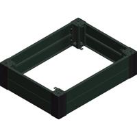 Schneider Electric NSYSPF10100 NSYSPF10100 (b x h) 1000 mm x 100 mm Staal Grijs 1 stuk(s) - thumbnail