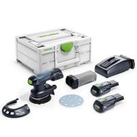 Festool ETSC 125 3,0 I-Plus Accu Excenterschuurmachine 18V 3.0Ah in Systainer - 577694 - thumbnail