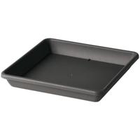 DEROMA Sottovaso per vaso Square Day R Antracite - 45 cm - thumbnail