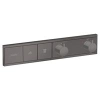 Hansgrohe RainSelect thermostaat inbouw voor 2 functies, Brushed Black Chrome - thumbnail