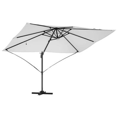 VidaXL Parasol zand 351 x 250 x 253 cm polyester en aluminium
