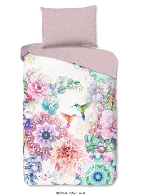 HIP Dekbedovertrek "mandala&apos;s en bloemen" - Multi - (240x200/220 cm) - Katoen Satijn