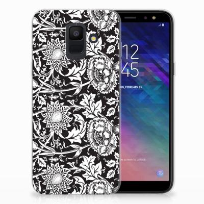 Samsung Galaxy A6 (2018) | TPU Case | Black Flowers Samsung Galaxy A6 (2018) | TPU Case | Black Flowers