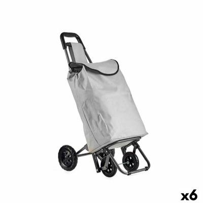 Winkelwagen Kinvara WR3069-1 Zwart Grijs 30 L 22 x 98 x 38 cm (6 Stuks)