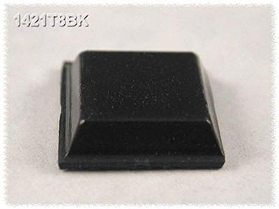 Hammond Electronics 1421T8BK Apparaatvoet Zelfklevend, Rond Zwart (Ø x h) 12.1 mm x 3.1 mm 24 stuk(s)