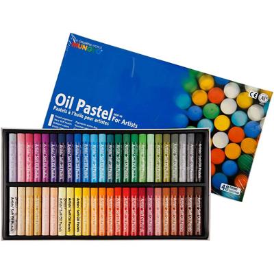 Mungyo oliepastel, l: 7 cm, dikte 11 mm, diverse kleuren, 48 stuk/ 1 doos
