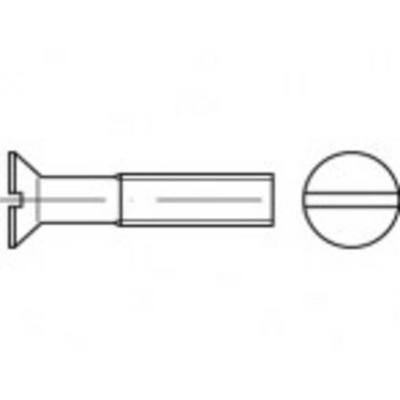 TOOLCRAFT TO-5361441 Verzonken schroeven M5 6 mm Sleuf RVS A4 500 stuk(s)