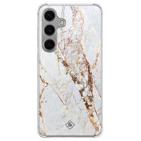 Samsung Galaxy S24 shockproof hoesje - Marmer goud - thumbnail