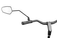 Ergotec spiegel m-77lv links inklapbaar zwart - thumbnail