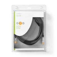 USB 2.0-Kabel | A Male - B Male | 5,0 m | Antraciet - thumbnail