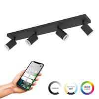 Eglo Smart opbouwspotMelitello-Z zwart 4-lichts - 901942 - thumbnail