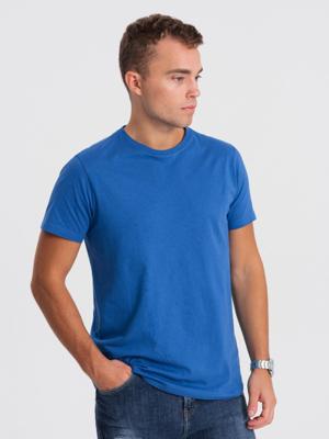 Ombre - Kaston - T-Shirt Heren - Blauw - Modaitalia