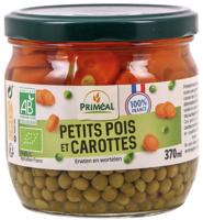 Priméal Doperwten En Wortelschijfjes Bio (370ml) - thumbnail