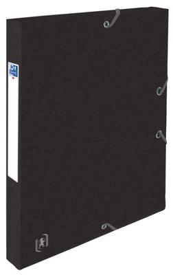 Elastobox oxford top file+ a4 25mm zwart | 12 stuks Elastobox oxford top file+ a4 25mm zwart | 12 stuks