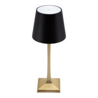 Tafellamp securit roma led opl dimbaar zwart-goud - thumbnail