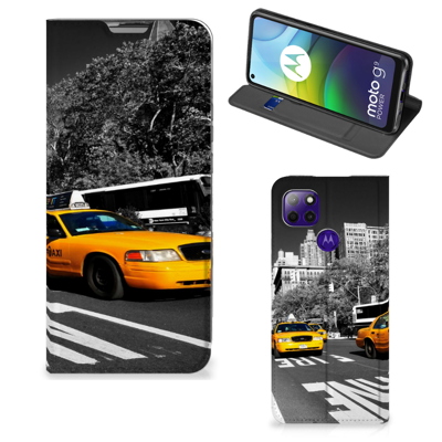 Motorola Moto G9 Power | Book Cover | New York Taxi