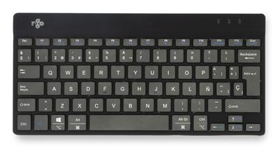 Toetsenbord R-Go RGOCOESWLBL Zwart Qwerty Spaans