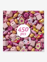 Houten kralen - Vogels - DJECO meerkleurig - thumbnail