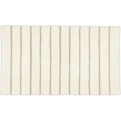 Cawö CAWÖ Home Keerbare Badmat Balance Gestreept 1008 33 natur 60x100