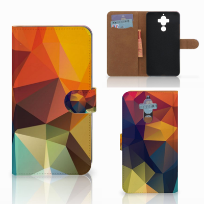 Huawei Mate 9 Bookcase Polygon Color