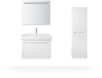 Badkamerkast Duravit No.1 Halfhoge Kast Met 1 Deur Delen 40x132x36cm Rechts Wit - thumbnail