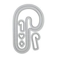 Tonic Studios • die & shaker set candy cane - thumbnail