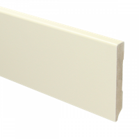 MDF Moderne plint 90x12 voorgelakt RAL9001 - lengte 240cm - thumbnail
