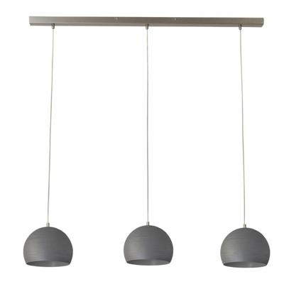 Masterlight Betongrijze eettafel hanglampConcepto 3x20 - 2810-00-130-3