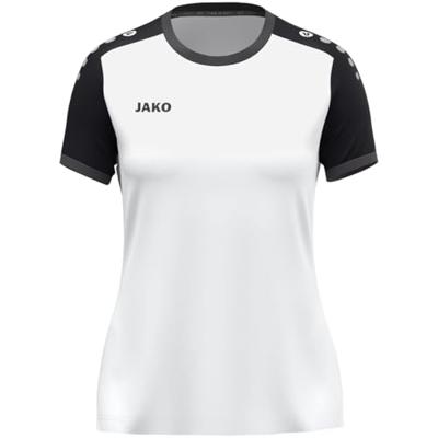 JAKO 4270D Shirt Dynamic Km Dames - Wit/Zwart/Antraciet - M (38/40)