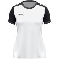JAKO 4270D Shirt Dynamic Km Dames - Wit/Zwart/Antraciet - XL (46/48) - thumbnail