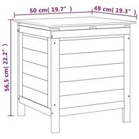 Tuinbox 50x49x56,5 cm massief vurenhout - thumbnail