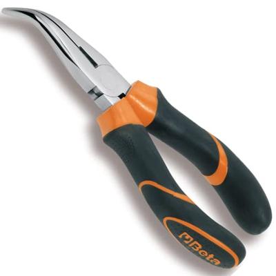 Beta Telefoontangen, lange halfronde gebogen bekken, verchroomd, twee componenten handgreep 1168BM 160 - 011680036