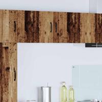 Keukenkast 2 pcs Oudhout 50 x 31 x 40 cm Bewerkt hout - thumbnail