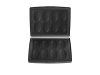 Fritel 142364 madeleines bakplaten zwart/aluminium - thumbnail