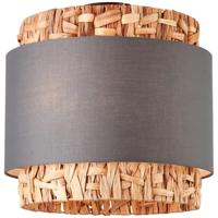 Brilliant PlafondlampWaterlilly rotan met grijze stof - 99828/22 - thumbnail