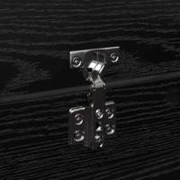 Schoenenkast Zwart Eiken 100,5 x 28 x 100 cm Bewerkt hout - thumbnail